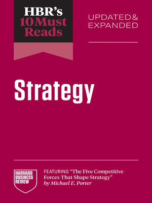 cover image of HBR's 10 Must Reads on Strategy